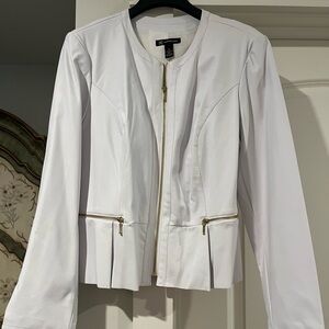 iNC international Elegant White Jacket